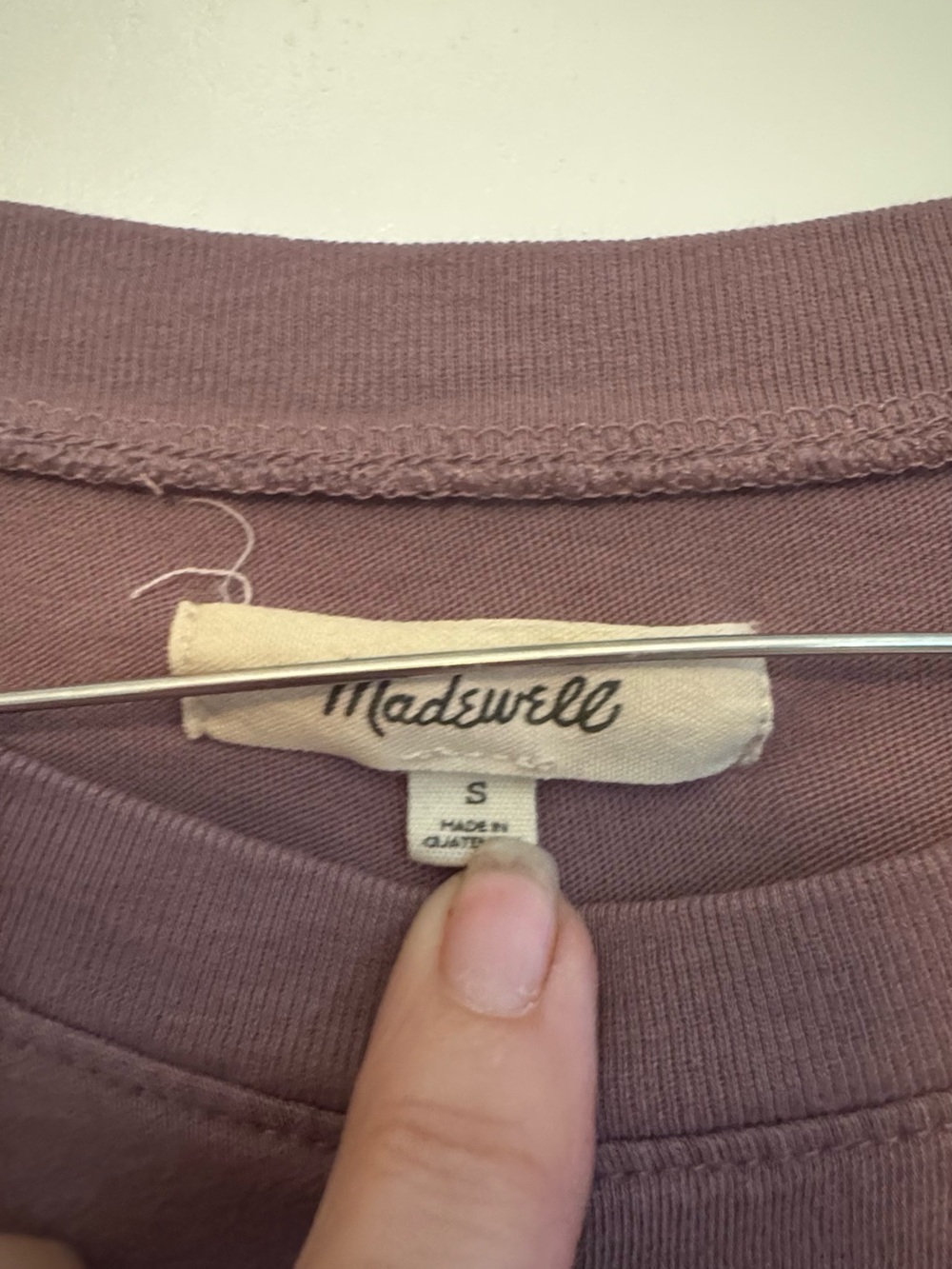 Madewell Women's short sleeve crop top t-shirt  Size Small
